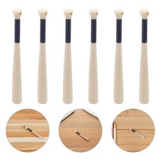 6 Pcs Miniature Sports Accessories Baseball Toys Bat for Display