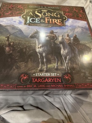 CMON A Song of Ice & Fire ASOIAF House Targaryen Starter Set New In Shrink