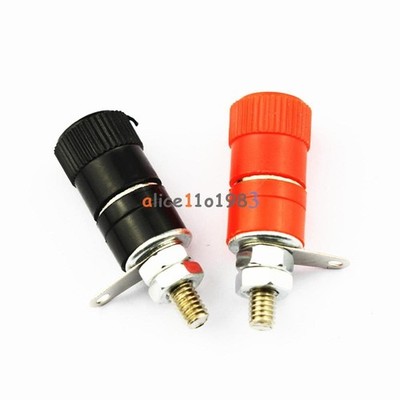 10PCS JS-910B 4mm Banana plug Jack socket Female Binding Post for Speaker Audio 