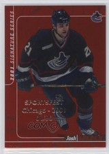 2000-01 ITG Be A Player Signature Series 1/10 Josh Holden #239 1p3