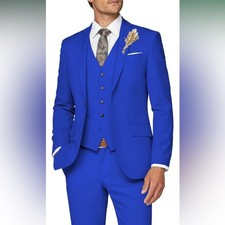 Mens Suit 3 Piece Slim Fit Suit for Men Formal Business Suit Wedding Groom Prom