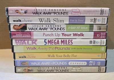 Leslie Sansone DVD Lot Of 9 Walk At Home Just Walk Away The Pounds 