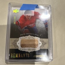 Upper Deck Engrained Remnants Pete Mahovlich Montreal Canadiens #R-PM