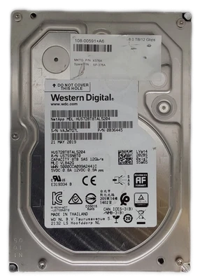 Western Digital Internal Hard Disk Drives 8 TB Storage Capacity