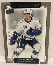Brock Boeser 165/222 2019-20 Chronology Hockey NHL Card
