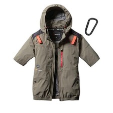 BURTLE AC2086 Giacca raffreddata a ventaglio manica corta raffreddamento esercito kaki S