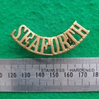 WW1 Seaforth Highlanders Regiment Shoulder Title Badge - Original
