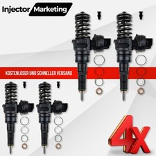 4x 0414720225 Bosch Pompa Ugello Unità PDE VW Caddy Golf 2.0 SDI 07Z130073K