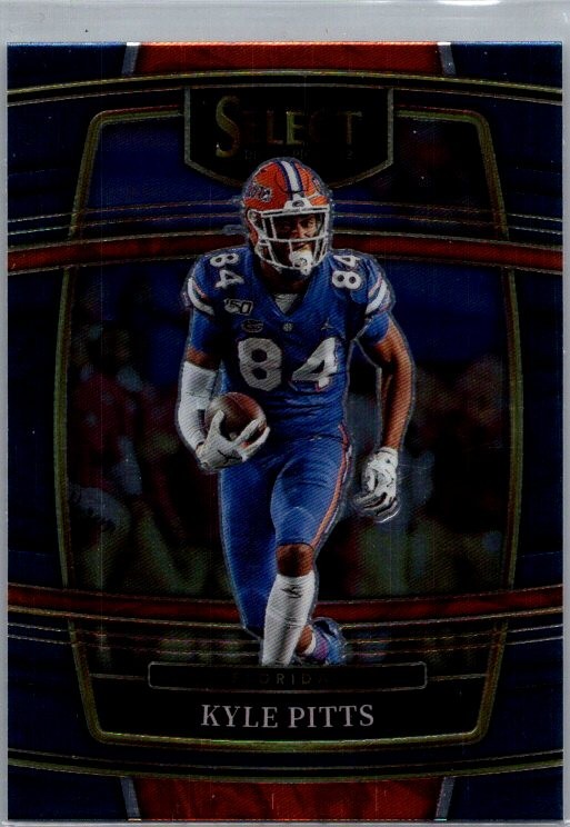 2022 Panini Select Draft Picks #81 Kyle Pitts Blue (Retail Base)