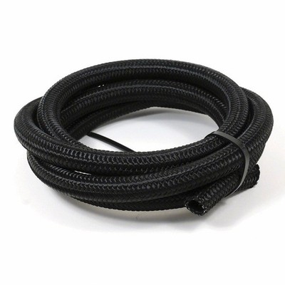 SPEEDFX 5351206 BLK NYLON SS BRD HOSE -12AN X 6'