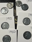 Lot Of 8 VF 1943 steel penny’s