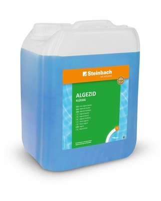 Steinbach | Poolpflege Algezid flüssig | 5l | wirksame Algenbekämpfung | kristal