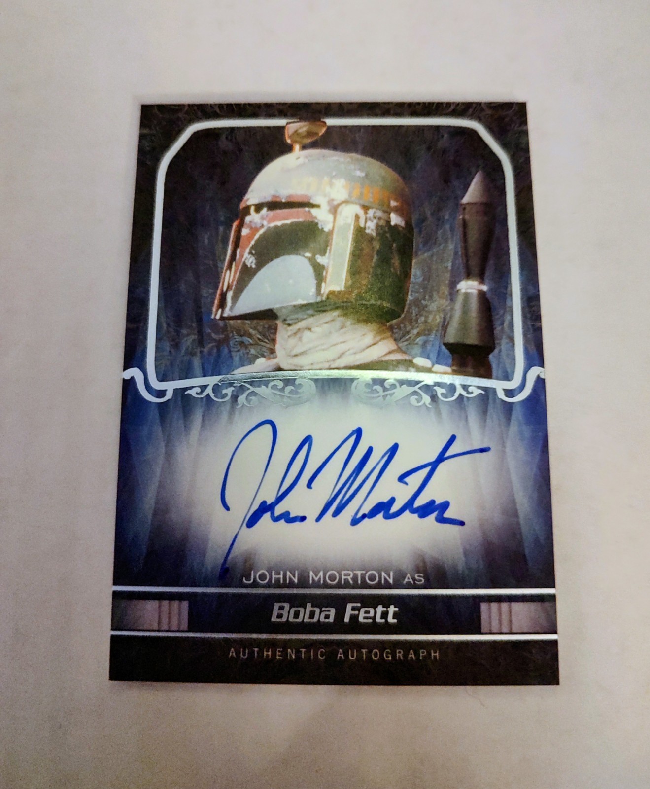 2015 Topps Star Wars  Masterwork John Morton as Boba Fett On-Card Auto