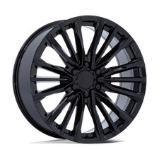 Silverado 84799390 Replica 22x9 28 Gloss Black Wheel Rim 6x139.7 6x5.5 Qty 1
