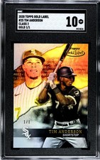 2020 Topps Gold Label #25 Tim Anderson GOLD /1 SGC 10 GEM MINT (1/1)