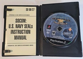 SOCOM US Navy Seals PS2 PlayStation 2 - Complete CIB Tested Fast Shipping 