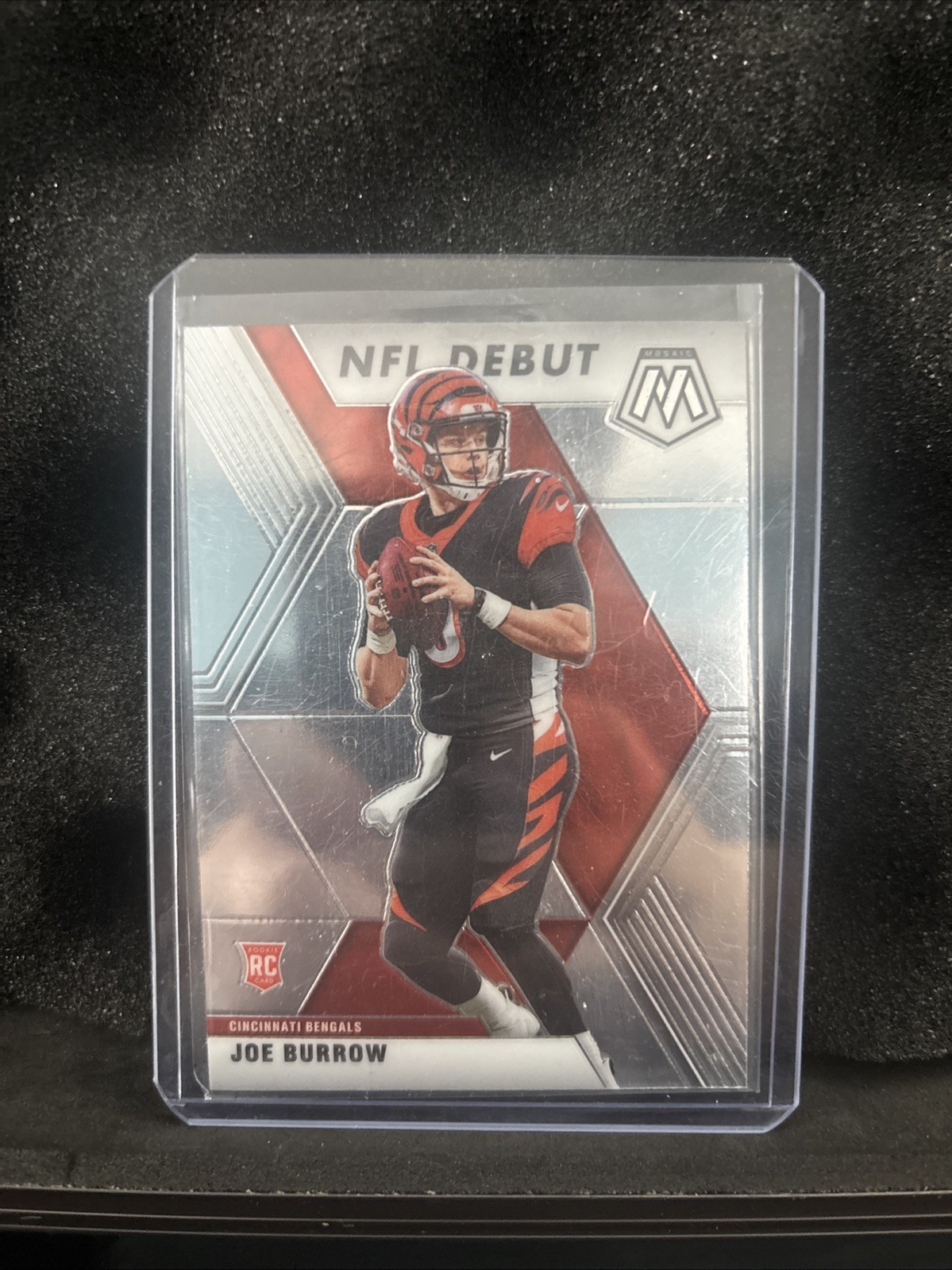 2020 Panini Mosaic - NFL Debut Joe Burrow #261 Silver Prizm (RC)