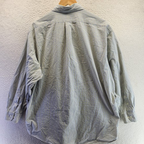 Ralph Lauren Yarmouth Button Down Shirt Mens 17.5 32-33 Yellow Blue Check Pony - Picture 19 of 19
