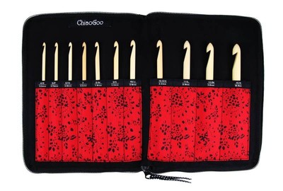 Chiaogoo tunesiches Häkelnadelset Spin Bamboo 3,50-10,00mm - 14,5cm