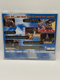 SEGA Dreamcast Games Sega Sports NBA 2K & 2K1 w/ Manual Untested Good Condition 