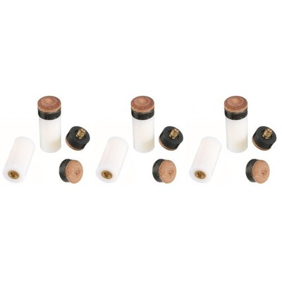 3 PCS Billardqueue-spitzen Billardlieferungen Ersatzpool -Cue -Tipps