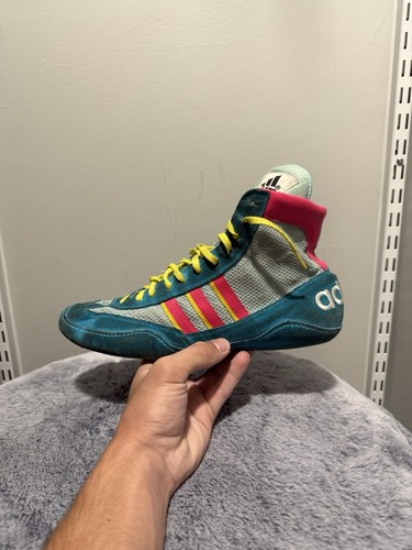 OG Teal Combat wrestling shoes. Size 9. Rulon, ex eo, og inflict, twr 900, lot.