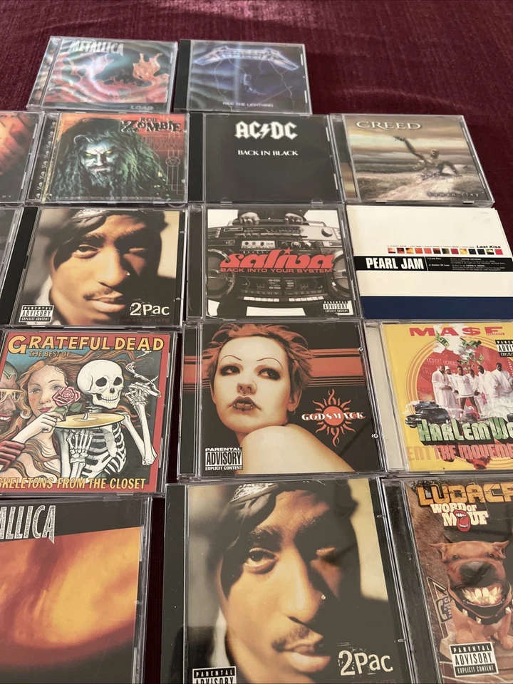 80s 90s 00s  Classic Rock Rap Metal  18 CD Lot Few Sealed - Image 3 of 4