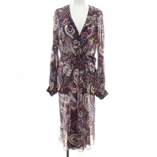 Christian Dior by John Galliano Silk Graphic Print Dress 40 Archive