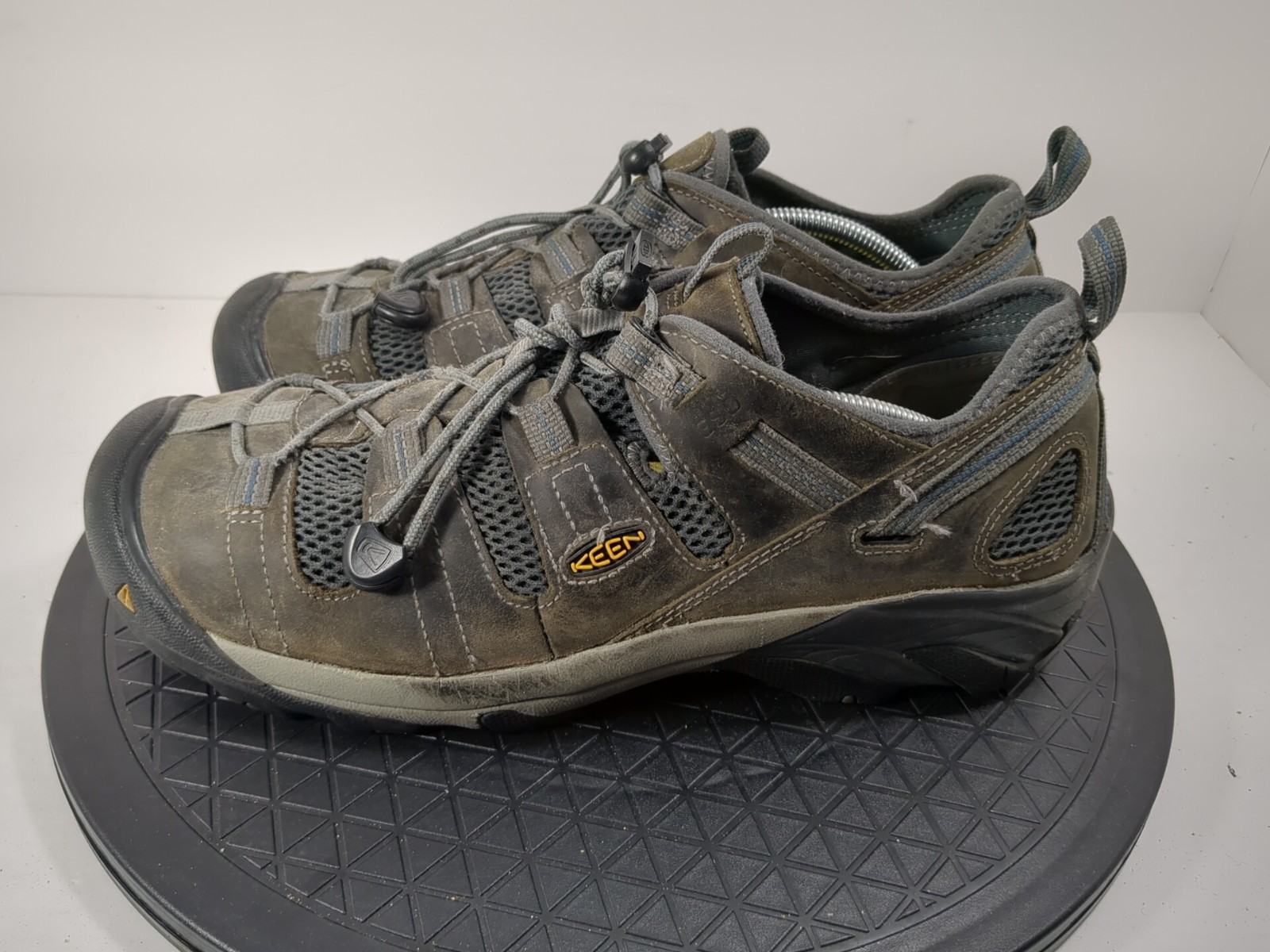 Scarpe KEEN Tg 13D Punta Acciaio Utility Escursionismo Lavoro Uomo ASTM F2413 11