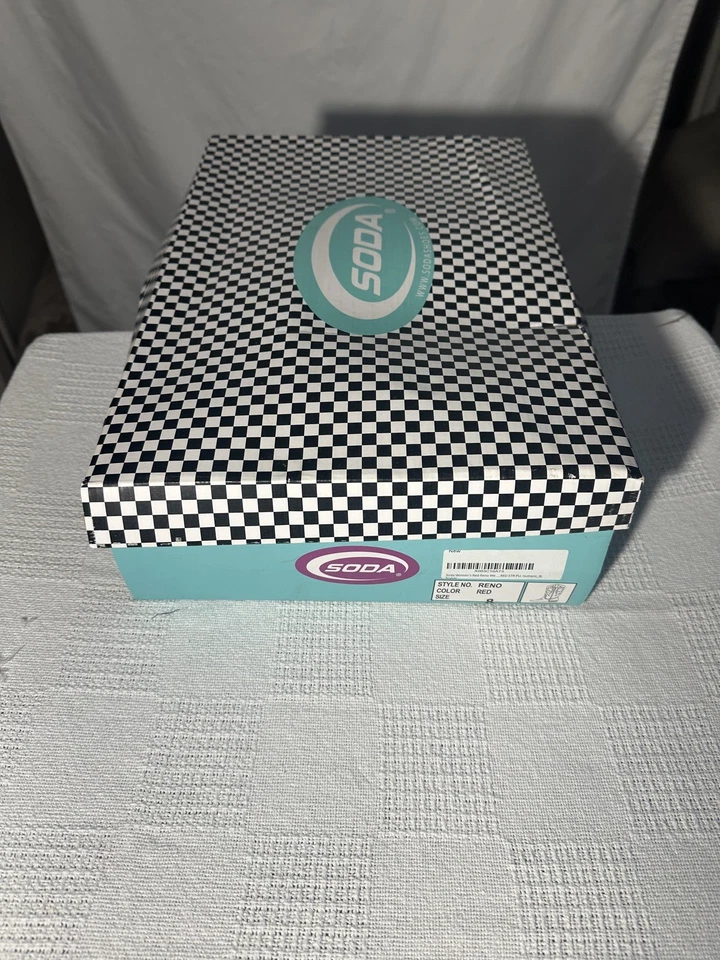 Botas de Vaquero Soda Reno Damas Rojas, Talla 8, Altura Rodilla, Punta Punta, Usadas Con Caja Foto 4 de 4