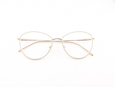 Escada Eyeglasses Frames Only, VESD35K COL.02AM, 54-16-140, Titanium, Gold