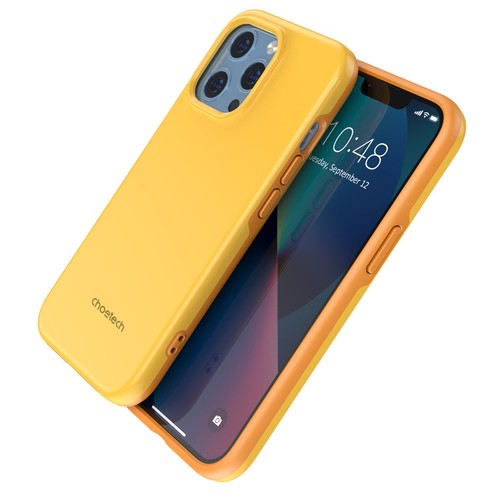 Choetech MFM Anti-drop etui pokrowiec iPhone 13 Pro Max pomarańczowy (PC0114-MFM - Zdjęcie 5 z 10