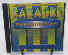 KARAOKE - THE SONGS OF BACKSTREET BOYS MUSIC CD  G  LYRIC SHEET, 10 TRACKS