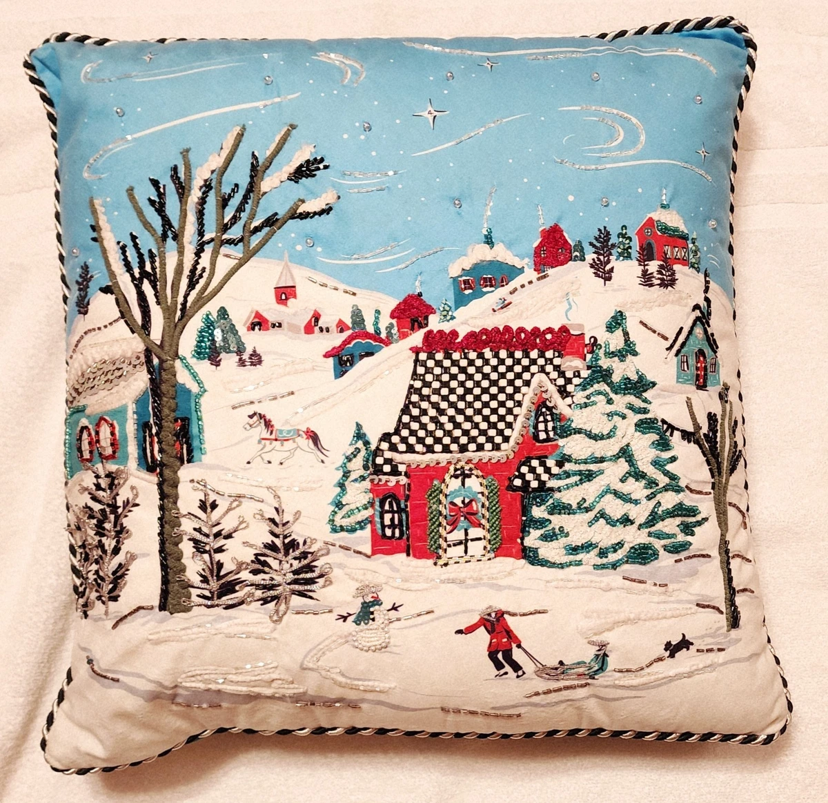MacKenzie-Childs Embroidered Home Décor Pillows for sale | eBay