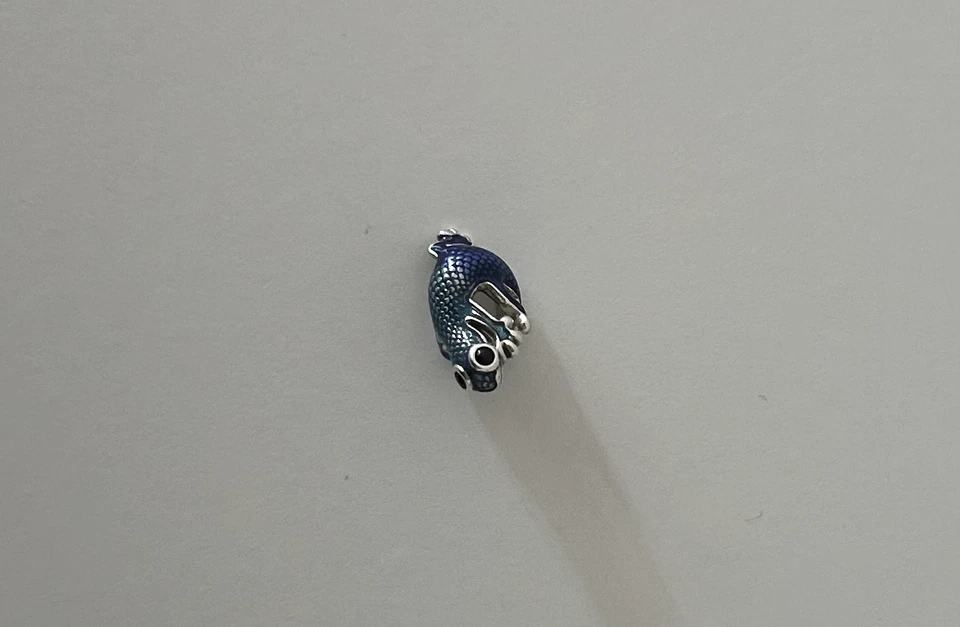 Pandora Metallic Blaues Gecko Charm Sterling Silber - Bild 4 von 4