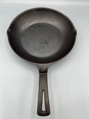 Vintage Wagner Ware Sidney O Cast Iron ''Chef Skillet'' 9'' 1386 D *LAYS FLAT*