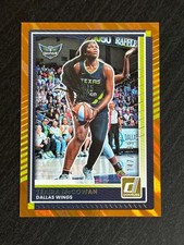 2025 Donruss WNBA Teaira McCowan #57 Orange Laser #d /199 Dallas Wings Card