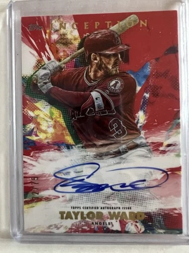 2020 Topps Inception RESA-TW Taylor Ward Rookie Emerging Star Auto Red /75