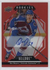 2022-23 Upper Deck Allure Rookies Red Rainbow Auto Ben Meyers #116 Auto 0u2j