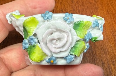 Antique German Salt Cellars ~ (Unidentified) Elfinware?  ~ c. 1890s#6