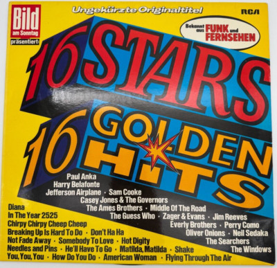 16 Star 16 Golden Hits LP RCA SLK 16658-P | Zeitlose Klassiker auf Vinyl!