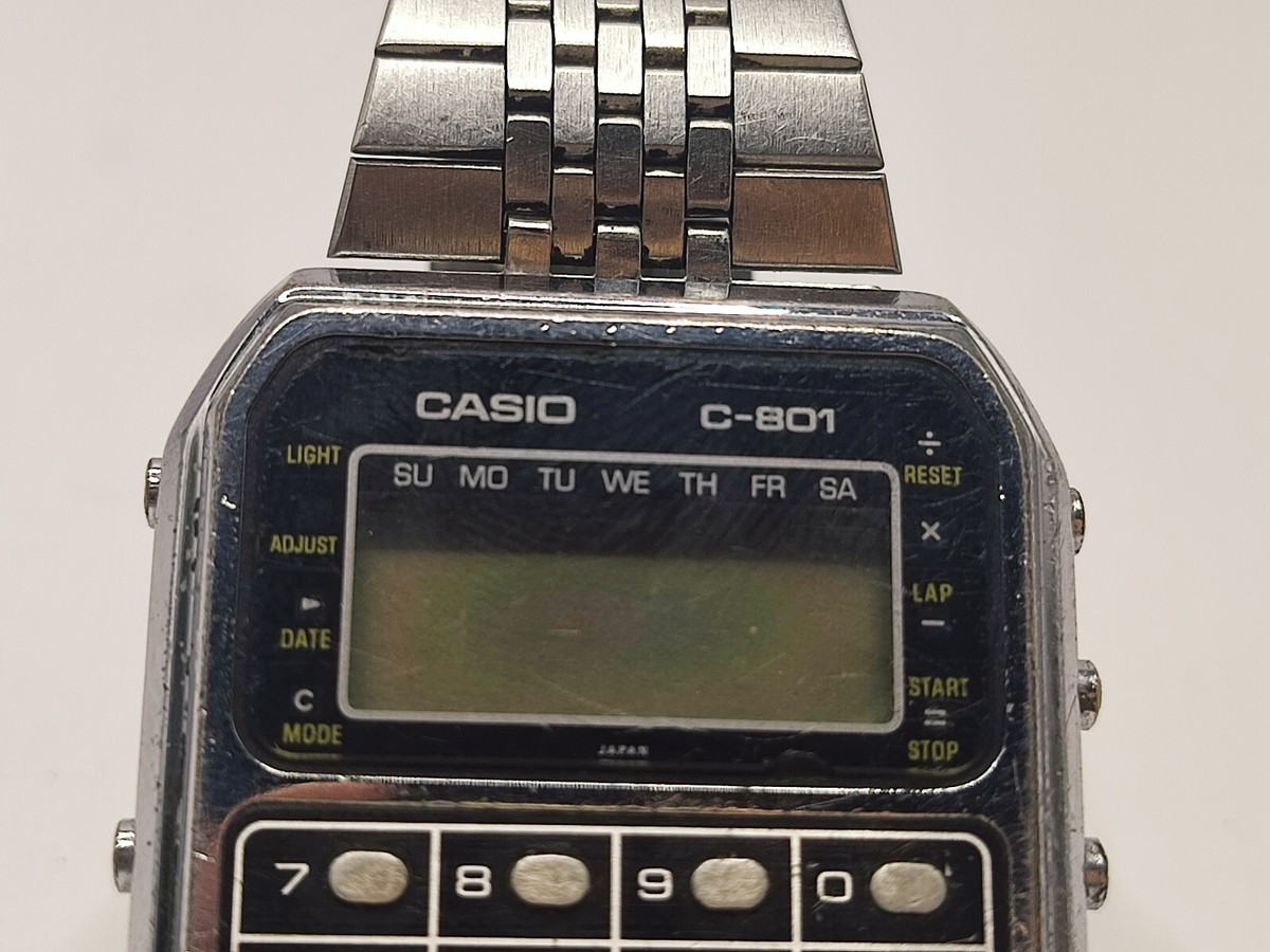 CASIO C-801 デジタル腕時計 Casio C-801 | Liquid Crystal