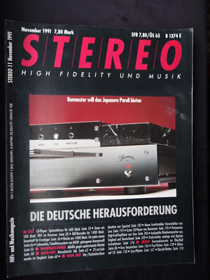 STEREO 11/91,I.Q TED 4,AIWA XD S 260,GOLDSTAR FG 800,SONY DTC 57 ES,QUADRAL AMUN