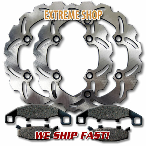 Front Quality Brake Disc Rotor + Pads for Kawasaki ZC600C Ninja