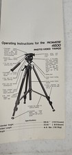 Camera Tripod Promaster 4600. New In Box. A5
