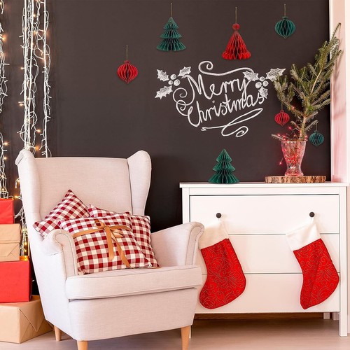 Premium Reusable Christmas Decorations Christmas Table Decoration Set Paper Chri - Picture 7 of 7