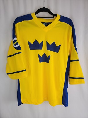 Maillot Hockey Suède Sverige Träningströja SVENSKA ISHOCKEY L/XL - Occasion