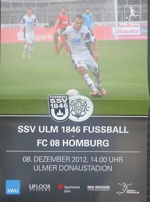 Game poster 12/13 RL SSV Ulm 1846-FC 08 Homburg