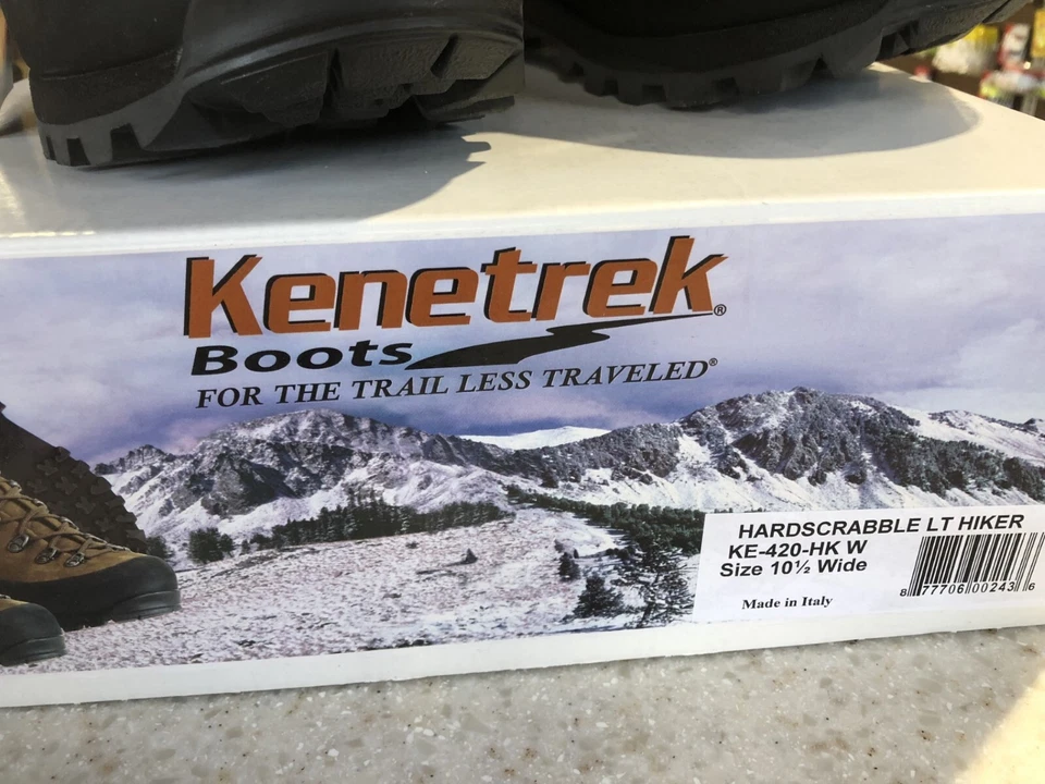 KENETREK HUNTING BOOTS HARDSCRABBLE LT HIKER SIZE 10.5 10 1/2 EE WIDE NEW NIB - Image 2 of 2