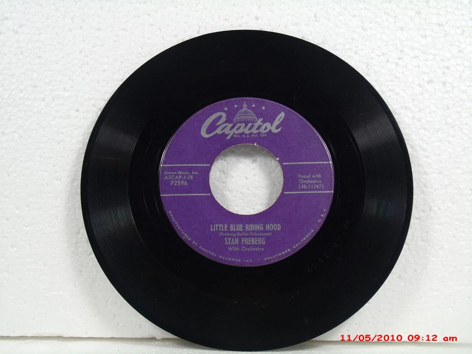 STAN FREBERG -(45)- ST. GEORGE AND THE DRAGONET / LITTLE BLUE RIDING HOOD  -1953 Foto 2 de 2